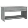 Sonoma gray plywood coffee table 102x50x52.5 cm by vidaXL, Coffee table - Ref: Foro24-819291, Price: 72,70 €, Discount: %