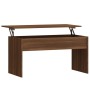 Mesa de centro contrachapado marrón roble 102x50,5x52,5 cm de vidaXL, Mesas de centro - Ref: Foro24-819286, Precio: 66,99 €, ...