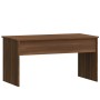 Mesa de centro contrachapado marrón roble 102x50,5x52,5 cm de vidaXL, Mesas de centro - Ref: Foro24-819286, Precio: 66,99 €, ...