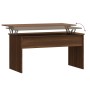 Mesa de centro contrachapado marrón roble 102x50,5x52,5 cm de vidaXL, Mesas de centro - Ref: Foro24-819286, Precio: 66,99 €, ...