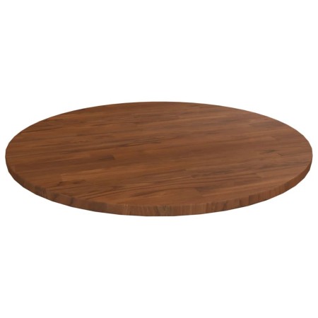 Round oak wood table top in dark brown Ø50x1.5cm by vidaXL, Table tops - Ref: Foro24-342967, Price: 33,09 €, Discount: %