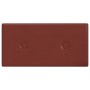 Wall panels 12 pcs red synthetic leather 30x15 cm 0.54m² by vidaXL, Wall covering - Ref: Foro24-343972, Price: 19,47 €, Disco...