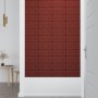 Wall panels 12 pcs red synthetic leather 30x15 cm 0.54m² by vidaXL, Wall covering - Ref: Foro24-343972, Price: 19,47 €, Disco...