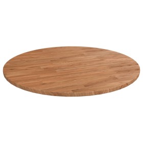 Round light brown oak wood table top Ø70x1.5 cm by vidaXL, Table tops - Ref: Foro24-342962, Price: 58,33 €, Discount: %