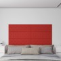 Wall panels 12 pcs red-red synthetic leather 90x30 cm 3.24m² by vidaXL, Wall covering - Ref: Foro24-344007, Price: 70,43 €, D...