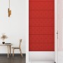 Wall panels 12 pcs red-red synthetic leather 90x30 cm 3.24m² by vidaXL, Wall covering - Ref: Foro24-344007, Price: 70,43 €, D...