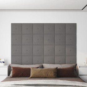 Wall panels 12 pcs light gray fabric 30x30 cm 1.08 m² by vidaXL, Wall covering - Ref: Foro24-343957, Price: 25,99 €, Discount: %