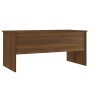 Brown oak plywood coffee table 102x50.5x46.5 cm by vidaXL, Coffee table - Ref: Foro24-819301, Price: 72,70 €, Discount: %