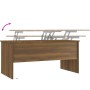 Brown oak plywood coffee table 102x50.5x46.5 cm by vidaXL, Coffee table - Ref: Foro24-819301, Price: 72,70 €, Discount: %