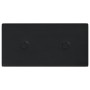 Wall panels 12 pcs black synthetic leather 30x15 cm 0.54 m² by vidaXL, Wall covering - Ref: Foro24-343967, Price: 19,47 €, Di...