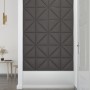 Wall panels 12 pcs synthetic leather gray 30x30 cm 0.54 m² by vidaXL, Wall covering - Ref: Foro24-343942, Price: 24,44 €, Dis...