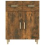 Smoked oak plywood sideboard 69.5x34x89 cm by vidaXL, Sideboards - Ref: Foro24-817357, Price: 74,64 €, Discount: %