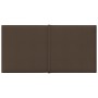 Wall panels 12 pcs brown fabric 30x15 cm 0.54 m² by vidaXL, Wall covering - Ref: Foro24-344012, Price: 24,27 €, Discount: %