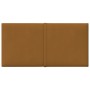 Wall panels 12 pcs brown velvet 30x15 cm 0.54 m² by vidaXL, Wall covering - Ref: Foro24-344028, Price: 23,82 €, Discount: %