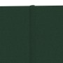 Wall panels 12 pcs dark green fabric 90x15 cm 1.62 m² by vidaXL, Wall covering - Ref: Foro24-344098, Price: 46,45 €, Discount: %