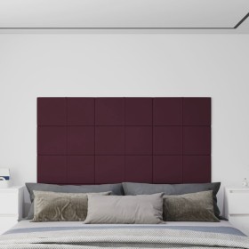 Wall panels 12 pcs purple fabric 60x30 cm 2.16 m² by vidaXL, Wall covering - Ref: Foro24-344078, Price: 52,34 €, Discount: %