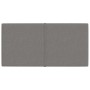 Paneles de pared 12 uds tela gris claro 60x30 cm 2,16 m² de vidaXL, Recubrimiento de paredes - Ref: Foro24-344073, Precio: 51...