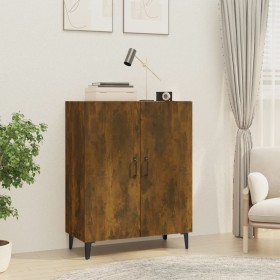 Smoked oak plywood sideboard 70x34x90 cm by vidaXL, Sideboards - Ref: Foro24-817330, Price: 77,27 €, Discount: %