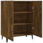 Smoked oak plywood sideboard 70x34x90 cm by vidaXL, Sideboards - Ref: Foro24-817330, Price: 77,27 €, Discount: %