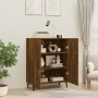 Smoked oak plywood sideboard 70x34x90 cm by vidaXL, Sideboards - Ref: Foro24-817330, Price: 77,27 €, Discount: %