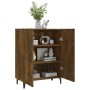 Smoked oak plywood sideboard 70x34x90 cm by vidaXL, Sideboards - Ref: Foro24-817330, Price: 77,27 €, Discount: %