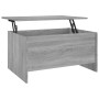 Mesa de centro madera contrachapada gris Sonoma 80x55,5x41,5 cm de vidaXL, Mesas de centro - Ref: Foro24-819270, Precio: 66,9...