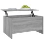 Mesa de centro madera contrachapada gris Sonoma 80x55,5x41,5 cm de vidaXL, Mesas de centro - Ref: Foro24-819270, Precio: 66,9...