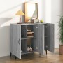 Sonoma gray engineered wood sideboard 90x34x80 cm by vidaXL, Sideboards - Ref: Foro24-817463, Price: 93,10 €, Discount: %