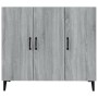 Aparador de madera de ingeniería gris Sonoma 90x34x80 cm de vidaXL, Aparadores - Ref: Foro24-817463, Precio: 93,10 €, Descuen...