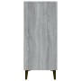 Aparador de madera de ingeniería gris Sonoma 90x34x80 cm de vidaXL, Aparadores - Ref: Foro24-817463, Precio: 93,10 €, Descuen...