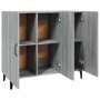 Aparador de madera de ingeniería gris Sonoma 90x34x80 cm de vidaXL, Aparadores - Ref: Foro24-817463, Precio: 93,10 €, Descuen...