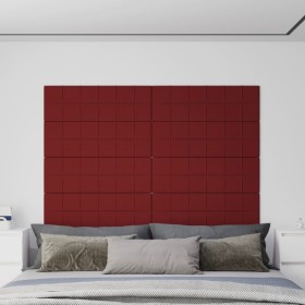 Wall panels 12 pcs red fabric 90x30 cm 3.24 m² by vidaXL, Wall covering - Ref: Foro24-344118, Price: 68,12 €, Discount: %