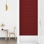 Wall panels 12 pcs red fabric 90x30 cm 3.24 m² by vidaXL, Wall covering - Ref: Foro24-344118, Price: 68,04 €, Discount: %