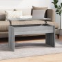 Sonoma gray plywood coffee table 102x50.5x52.5cm by vidaXL, Coffee table - Ref: Foro24-819285, Price: 68,20 €, Discount: %