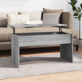 Sonoma-Couchtisch aus grauem Sperrholz, 102 x 50,5 x 52,5 cm von vidaXL, Couchtisch - Ref: Foro24-819285, Preis: 65,99 €, Rab...