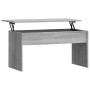 Sonoma gray plywood coffee table 102x50.5x52.5cm by vidaXL, Coffee table - Ref: Foro24-819285, Price: 68,20 €, Discount: %