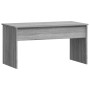 Sonoma gray plywood coffee table 102x50.5x52.5cm by vidaXL, Coffee table - Ref: Foro24-819285, Price: 68,20 €, Discount: %