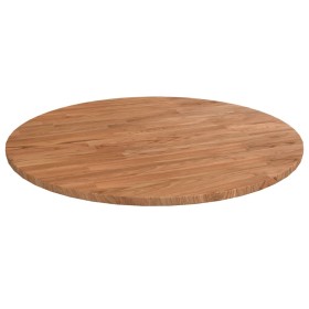 Round light brown oak wood table top Ø60x1.5 cm by vidaXL, Table tops - Ref: Foro24-342961, Price: 43,12 €, Discount: %