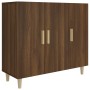 Aparador de madera de ingeniería marrón roble 90x34x80 cm de vidaXL, Aparadores - Ref: Foro24-817461, Precio: 81,71 €, Descue...