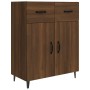 Engineered wood brown oak sideboard 69.5x34x90 cm by vidaXL, Sideboards - Ref: Foro24-817362, Price: 78,15 €, Discount: %