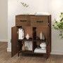 Engineered wood brown oak sideboard 69.5x34x90 cm by vidaXL, Sideboards - Ref: Foro24-817362, Price: 78,15 €, Discount: %