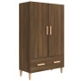 Aparador alto de madera contrachapada marrón roble 70x31x115 cm de vidaXL, Aparadores - Ref: Foro24-817473, Precio: 80,68 €, ...