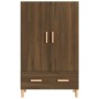 Aparador alto de madera contrachapada marrón roble 70x31x115 cm de vidaXL, Aparadores - Ref: Foro24-817473, Precio: 80,68 €, ...