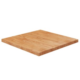 Square light brown oak wood table top 80x80x4 cm by vidaXL, Table tops - Ref: Foro24-343062, Price: 159,07 €, Discount: %