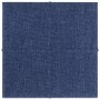 Wandpaneele 12 Stück blauer Stoff 30x30 cm 1,08 m² von vidaXL, Wandverkleidung - Ref: Foro24-344040, Preis: 32,44 €, Rabatt: %