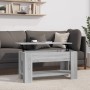 Sonoma-Couchtisch aus grauem Sperrholz, 101 x 49 x 52 cm von vidaXL, Couchtisch - Ref: Foro24-819273, Preis: 90,73 €, Rabatt: %