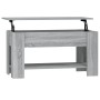 Sonoma gray plywood coffee table 101x49x52 cm by vidaXL, Coffee table - Ref: Foro24-819273, Price: 93,36 €, Discount: %