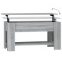 Sonoma gray plywood coffee table 101x49x52 cm by vidaXL, Coffee table - Ref: Foro24-819273, Price: 93,36 €, Discount: %