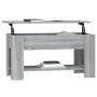 Sonoma gray plywood coffee table 101x49x52 cm by vidaXL, Coffee table - Ref: Foro24-819273, Price: 93,36 €, Discount: %