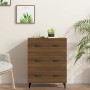 Aparador de madera de ingeniería marrón roble 69,5x34x90 cm de vidaXL, Aparadores - Ref: Foro24-817350, Precio: 78,05 €, Desc...